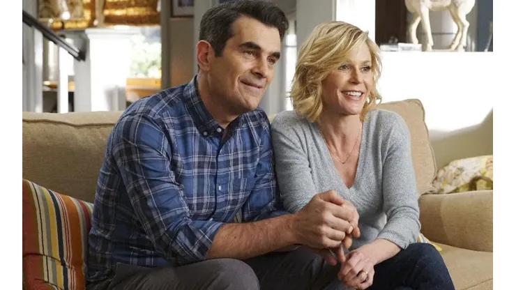Ty Burrel y Julie Bowen en Modern Family