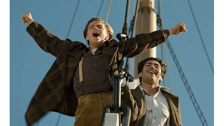 Leonardo Di Caprio y Danny Ducci en Titanic en 1997