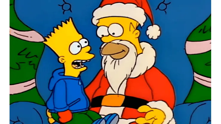 Bart y Homero en "Los Simpsons"