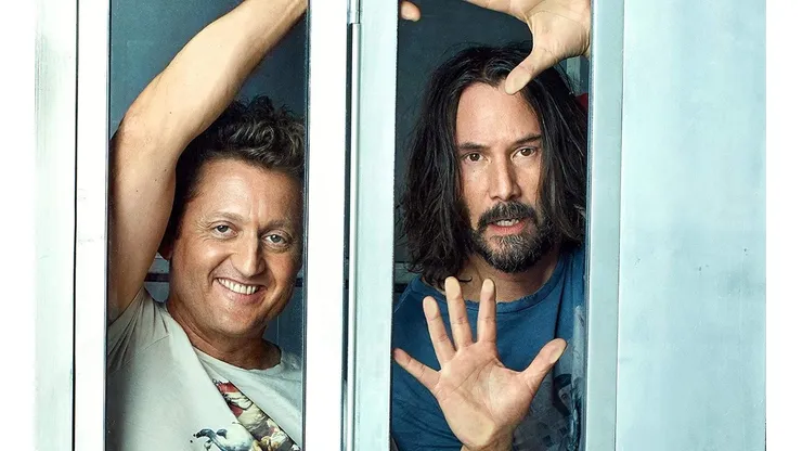 Alex Winter y Keanu Reeves en "Bil & Ted 3"