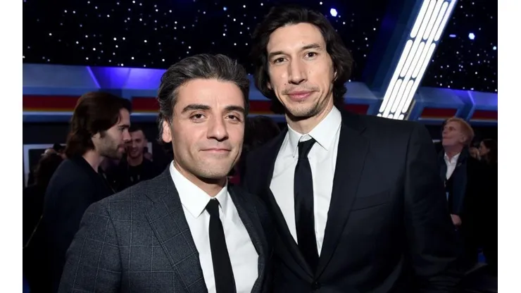 Oscar Isaac y Adam Driver en la premiere de "The Rise of Skywalker"