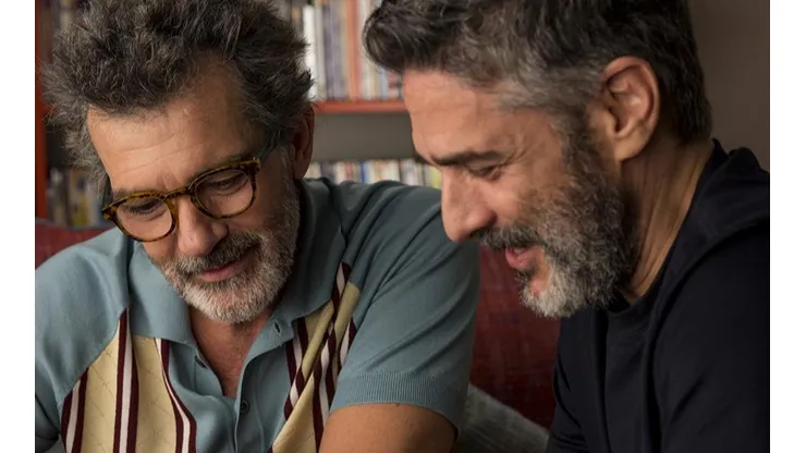 Antonio Banderas y Leonardo Sbaraglia en "Dolor y Gloria"