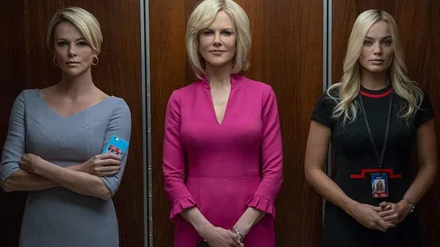 Charlize Theron, Nicole Kidman y Margot Robbie en "Bombshell"