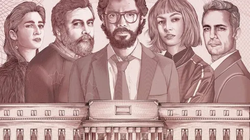 Póster oficial de "La Casa de Papel"