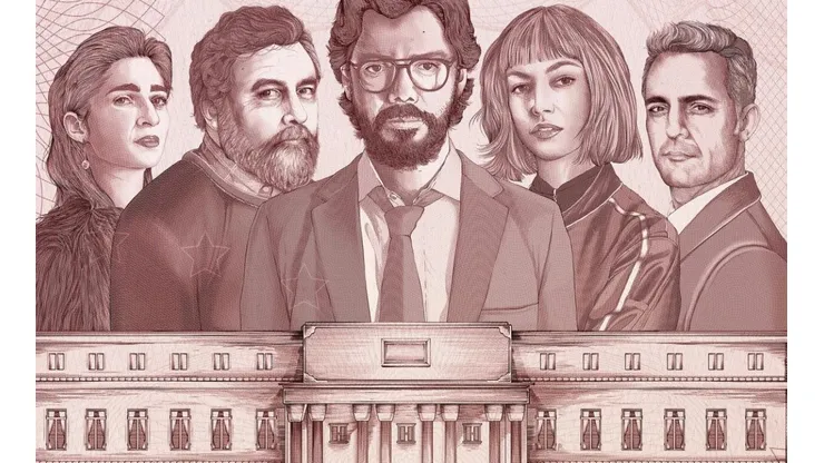 Póster oficial de "La Casa de Papel"