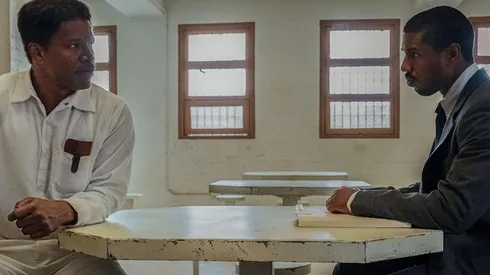 Michael B. Jordan y Jamie Foxx en "Just Mercy"