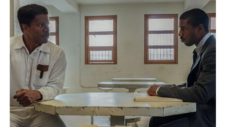 Michael B. Jordan y Jamie Foxx en "Just Mercy"