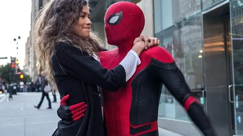Tom Holland y Zendaya en Spider-Man: Far from Home