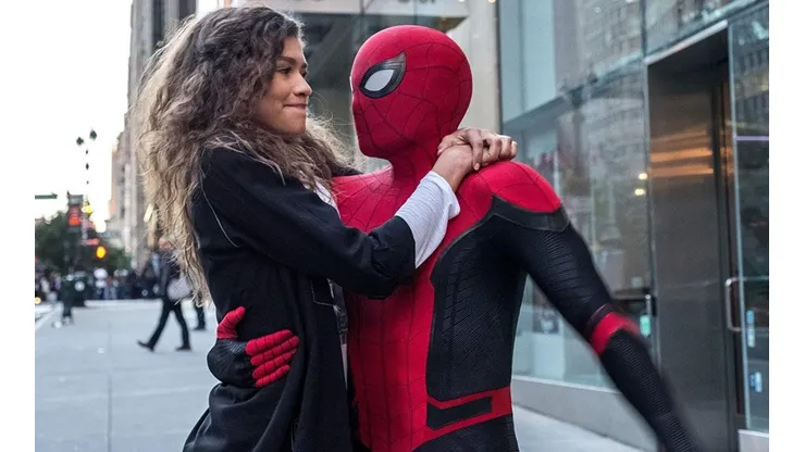 Tom Holland y Zendaya en Spider-Man: Far from Home
