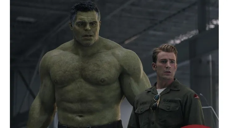 Mark Ruffalo y Chris Evans en "Avengers: Endgame"