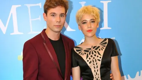 Carlos Cuevas y Azul Fernández en la presentación de "Merli: Sapere Aude"