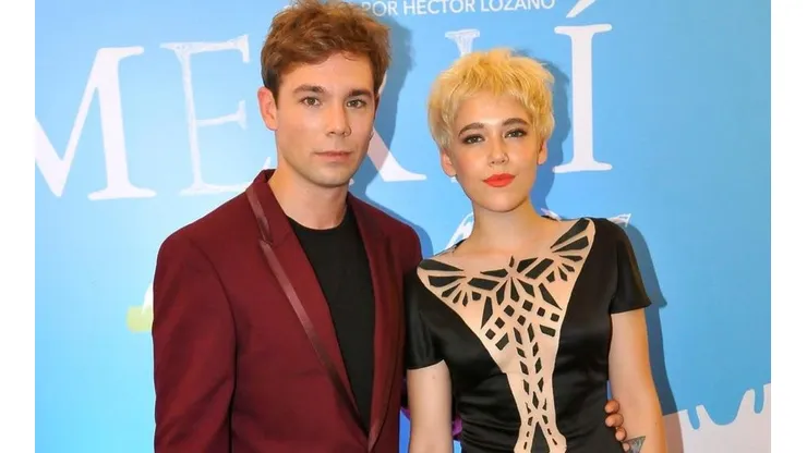 Carlos Cuevas y Azul Fernández en la presentación de "Merli: Sapere Aude"