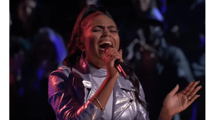 Khalea Lynee y Zoe Upkins en la primer batalla de The Voice