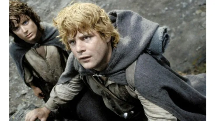 Elijah Wood y Sean Astin como Frodo y Sam