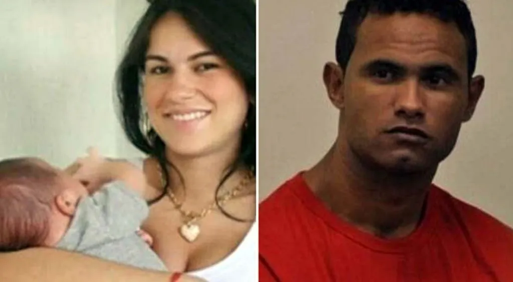 Eliza Samudio y Bruno Fernandes (Fotos: Netflix)