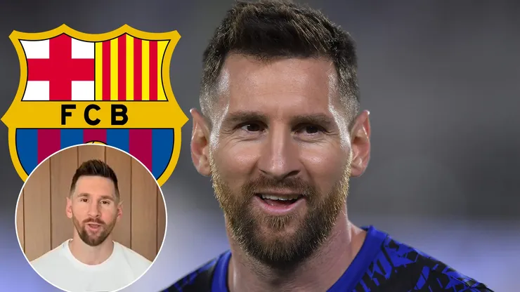 Messi apareció en las redes sociales de Barcelona mientras se habla de su regreso