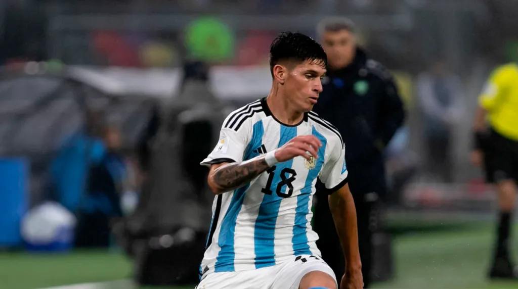 Brian Aguirre, uno de los titulares en la Selección Argentina Sub-20.