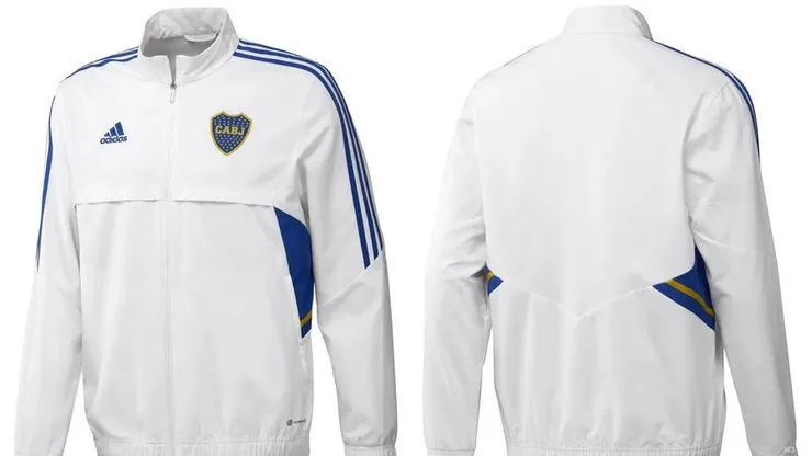 Campera blanca de Boca