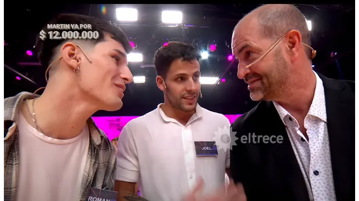 Martín quedó eliminado cuando iba por los 12 millones de pesos.