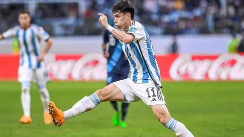 Matías Soulé despliega todo su talento en la Selección Sub 20