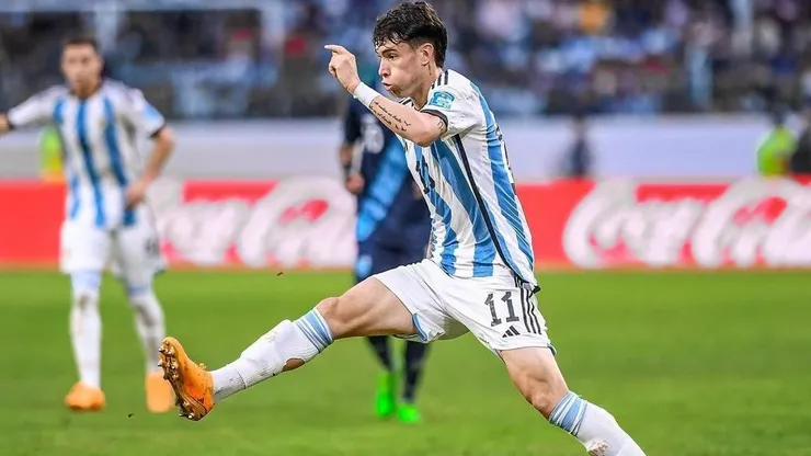 Matías Soulé despliega todo su talento en la Selección Sub 20