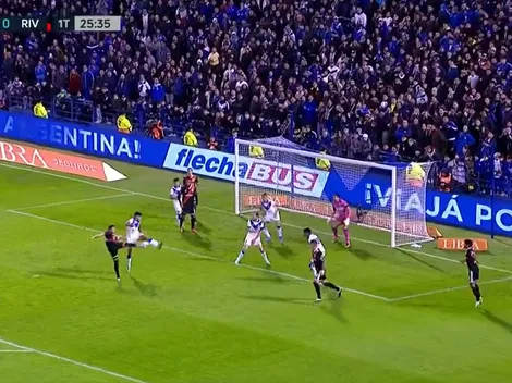 VIDEO | De la mano del Sicario: Rojas abrió el marcador para River en la cancha de Vélez