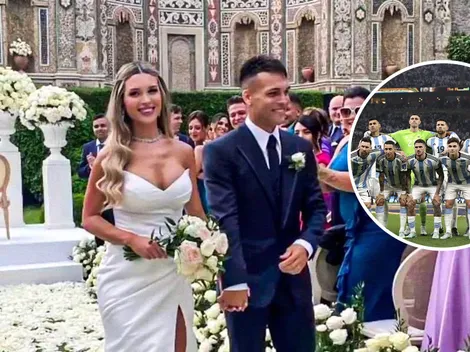 Los 7 jugadores de la Scaloneta que estuvieron en el casamiento de Lautaro Martínez y los grandes ausentes