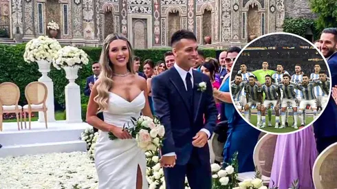 Los 7 jugadores de la Scaloneta que estuvieron en el casamiento de Lautaro Martínez y los grandes ausentes