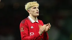 Garnacho en Manchester United.