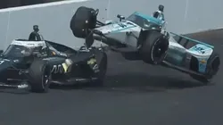 Canapino choque en Indianápolis