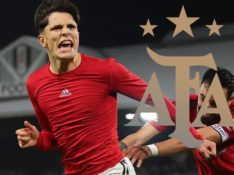 Garnacho fue convocado por Scaloni a la Selección y ASÍ respondió