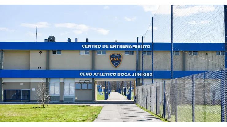 El ingreso de Boca Predio, ubicado en Ezeiza.