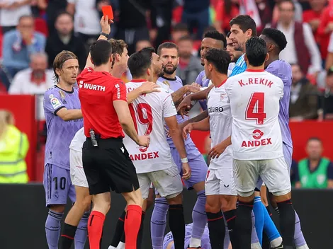¡Sin pelos en la lengua! El Huevo Acuña se enojó tras su expulsión ante Real Madrid