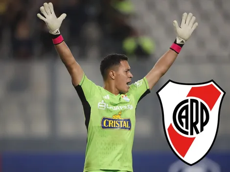 El arquero de Sporting Cristal empieza a dar a River como eliminado de la Copa Libertadores