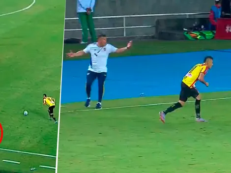 VIDEO | No se vio: Almirón, desesperado con Pol Fernández segundos antes del gol de Deportivo Pereira