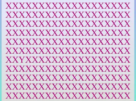 Solo para DIOSES: encuentra la letra "Y" entre las "X" en 20 segundos