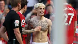 El amor incondicional: Garnacho bancó a la Selección Argentina ante Guatemala