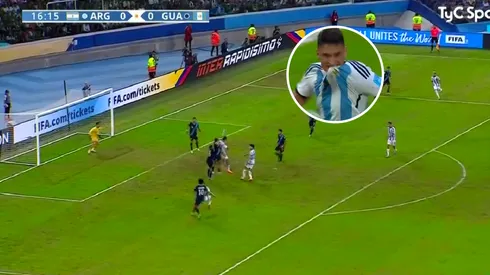 Golazo de Alejo Veliz para el 1 a 0 de Argentina vs Guatemala