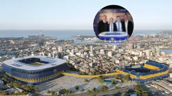 Los dos ídolos de Boca que presentaron el proyecto de La Bombonera de la oposición