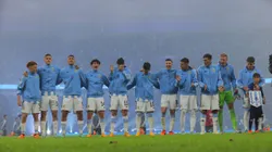 La formación de Argentina frente a Guatemala.