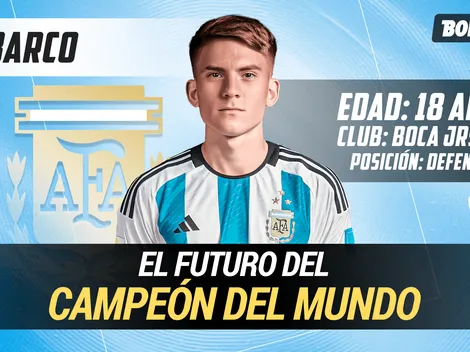 El Colo Barco, la gema del Sub 20 y de Boca que ilusiona a todos