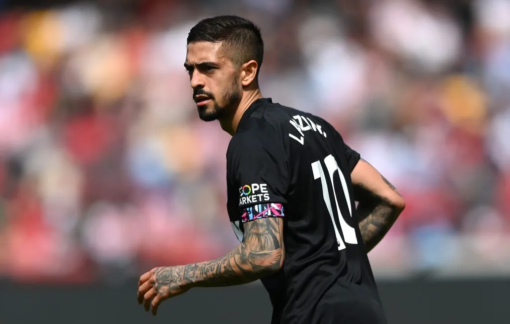 Manuel Lanzini con los colores de West Ham United. (Foto: Getty)