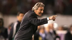 José Pekerman, exentrenador de la Selección Argentina, es el sueño de Juan Román Riquelme. (Getty Images)