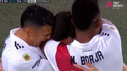 Todo River celebra el 2-1 de Nacho Fernández.