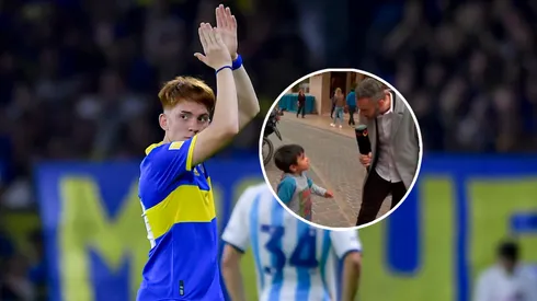 Cristian Díaz cumplió el sueño de conocer a Valentín Barco