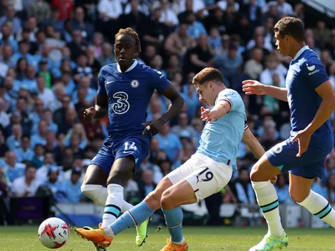 VIDEO | Julián Álvarez abrió el festejó del Manchester City campeón con un golazo