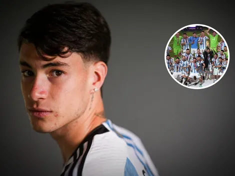 Soulé reveló los 2 campeones del mundo que le escribieron antes del debut de la Sub 20