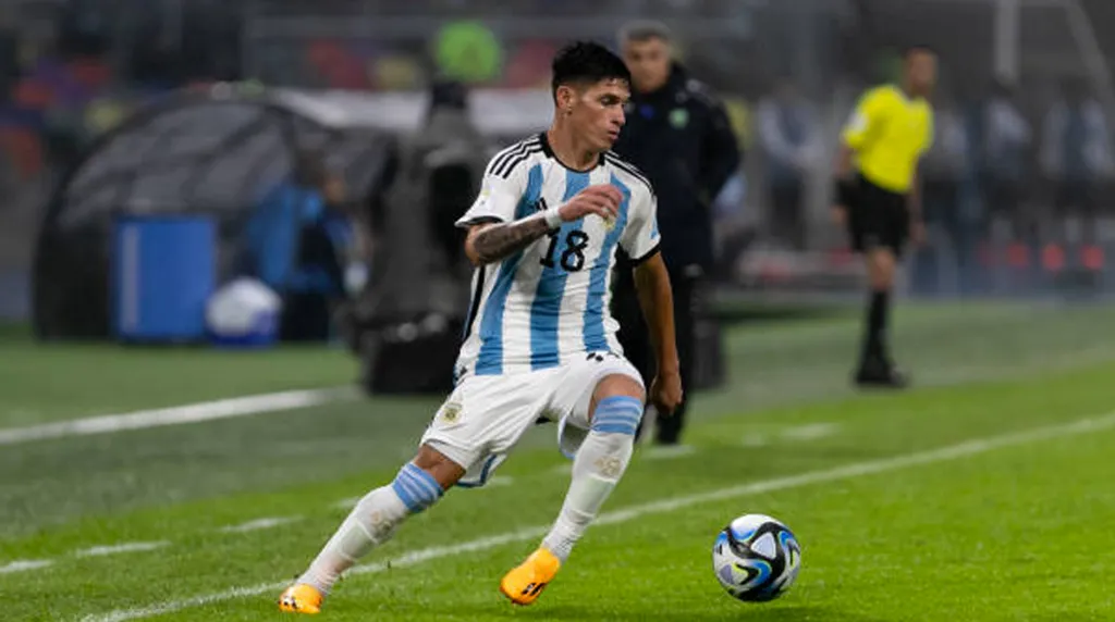 Brian Aguirre en la Selección Argentina.