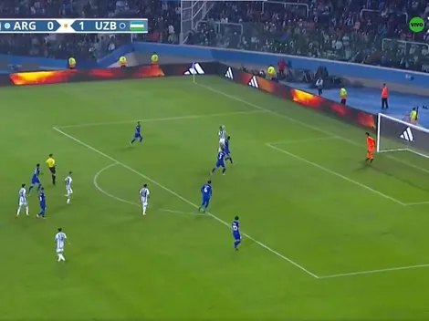 VIDEO | Argentina se recuperó rápido: Véliz empató el partido contra Uzbekistan