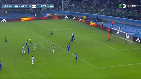 VIDEO | Argentina se recuperó rápido: Véliz empató el partido contra Uzbekistan